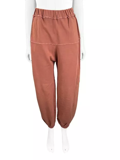 Calça Cris Barros Moletom Marrom