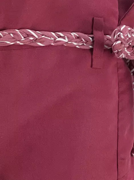 Calça Cris Barros Tecido Vermelho