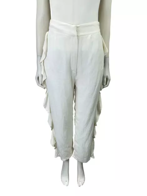 Calça Cruise Seda Off White