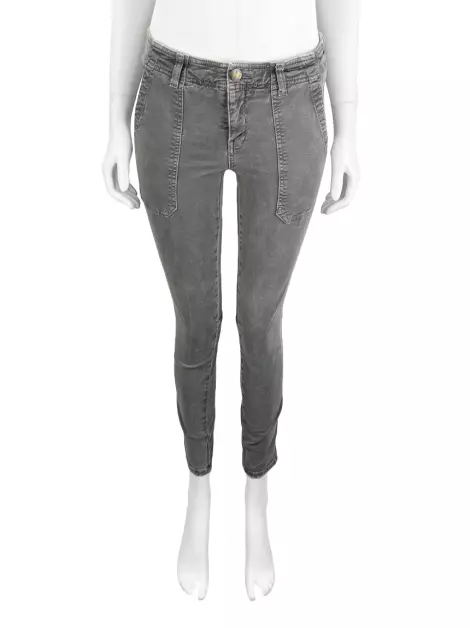 Calça Current Elliott Slim Jeans Cinza