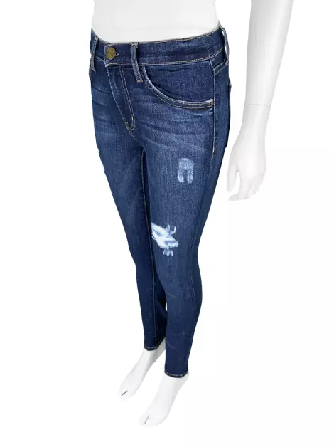 Calça Current Elliott The Highwaist Ankle Skinny Azul