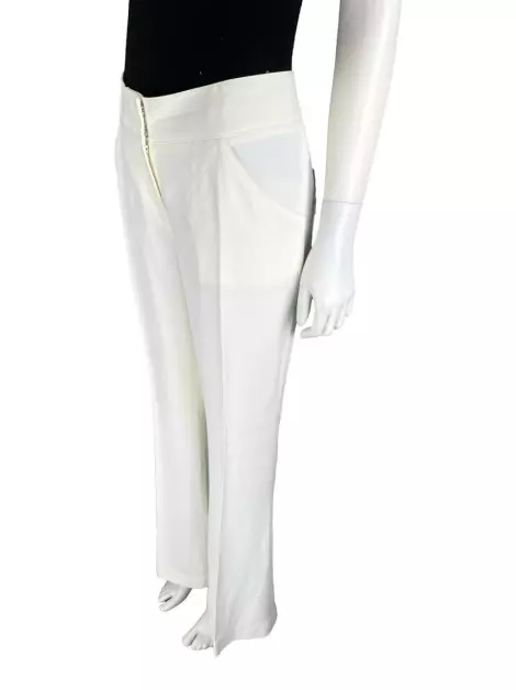 Calça Daslu Flare Off-White