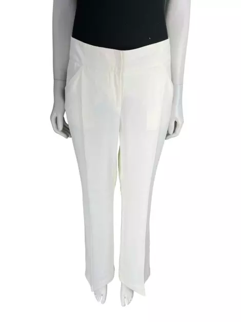 Calça Daslu Flare Off-White