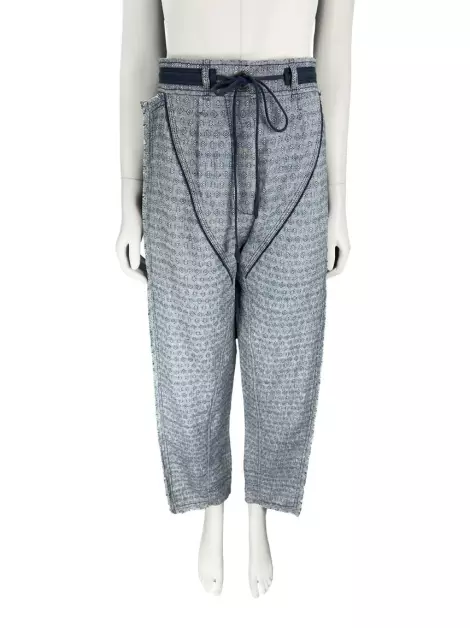 Calça De Goeye Reta Estampada