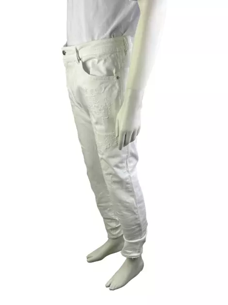 Calça Diesel Thommer Jeans Off White