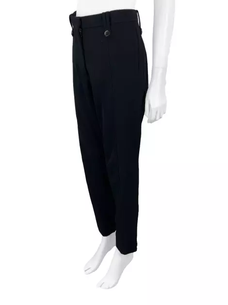 Calça Dries Van Noten Lã Preta