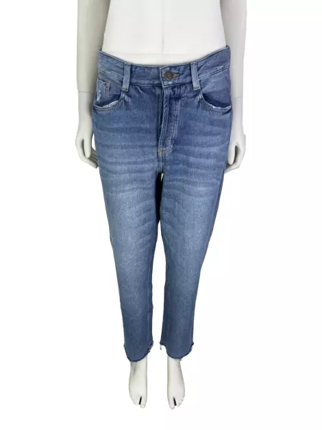 Calça Dudalina New Reta Jeans Azul