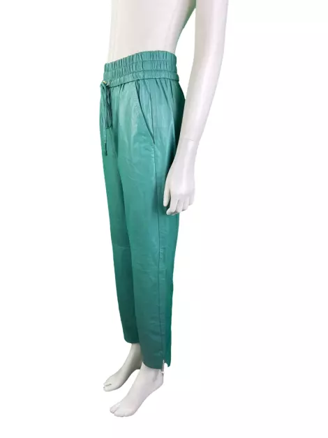 Calça Eva Couro Verde
