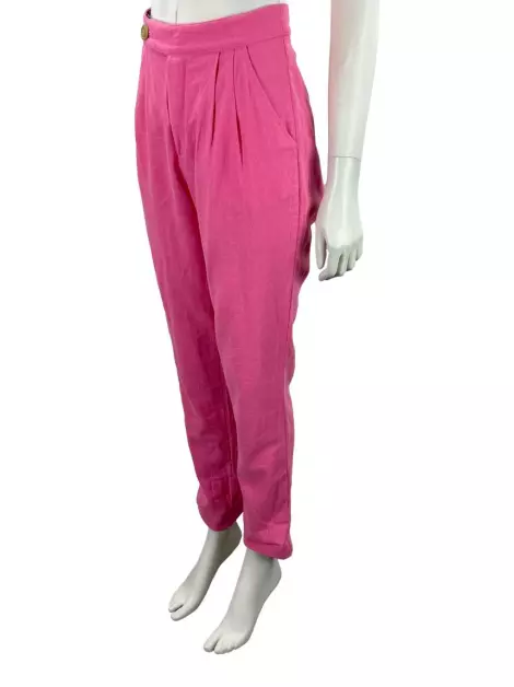 Calça Eva Texturizada Rosa