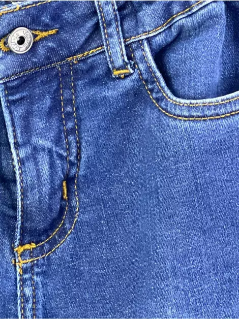 Calça Fábula Reta Jeans Azul