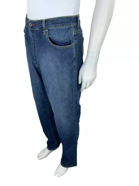 Calça Façonnable F40 Jeans Azul