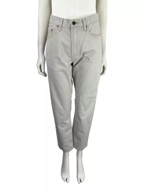 Calça GAP Reta Cinza