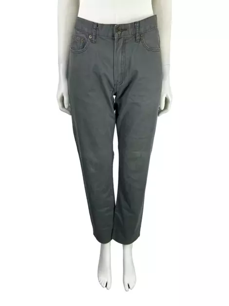 Calça GAP Slim Cinza