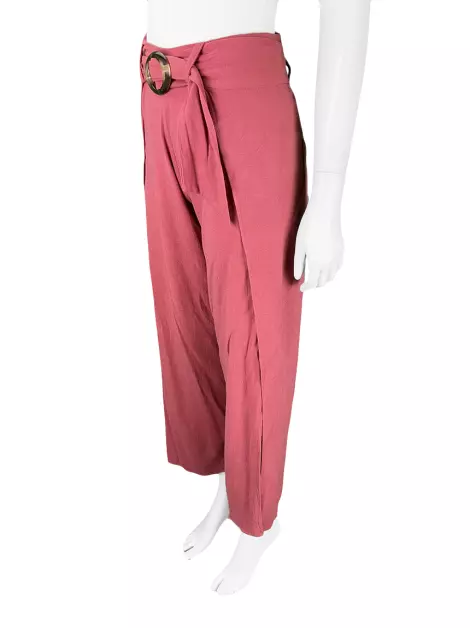 Calça Garnus Tecido Rosa