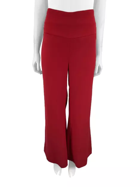 Calça Giuliana Romanno Tecido Vermelho