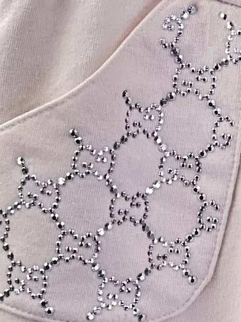 Calça Gucci Texturizado Rosa