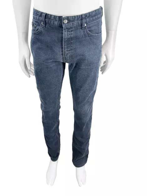 Calça Hugo Boss Slim Fit Jeans Azul