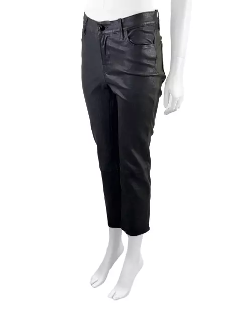 Calça J Brand Couro Preto