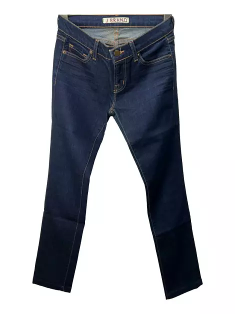 Calça J Brand Low-Rise Pencil Leg Jeans Azul