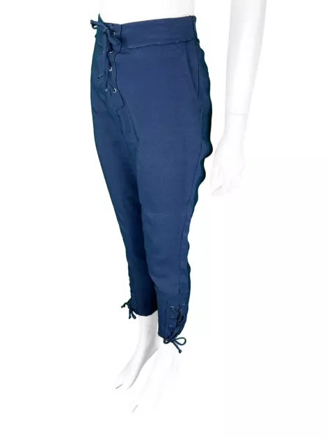 Calça John John Tecido Azul