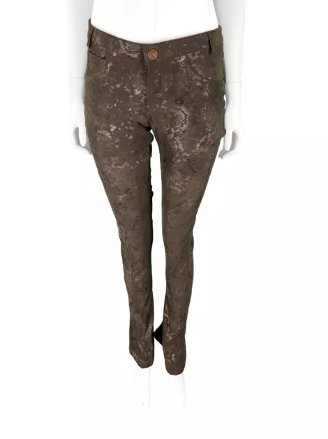 Calça John John Tecido Marrom