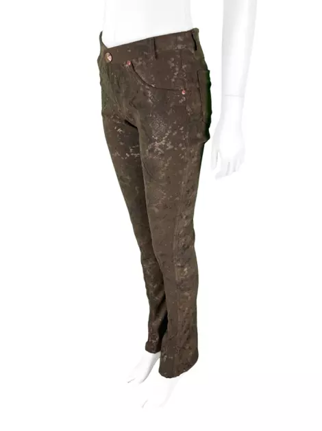 Calça John John Tecido Marrom