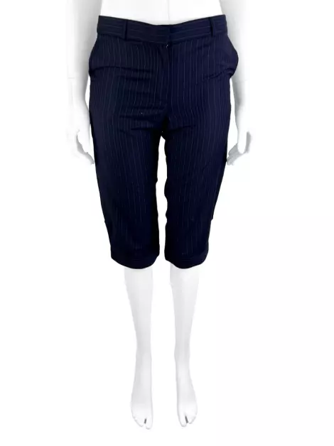 Calça Joseph Listras Azul Marinho