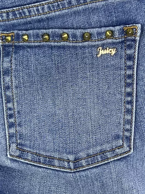 Calça Juicy Couture Jeans Skin Spike Azul
