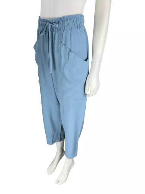 Calça K&T Reta Azul