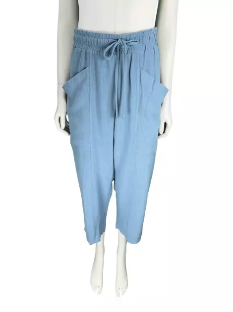 Calça K&T Reta Azul