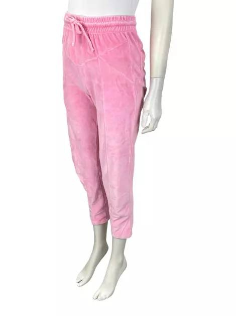 Calça LaRouge-Belle Tecido Rosa
