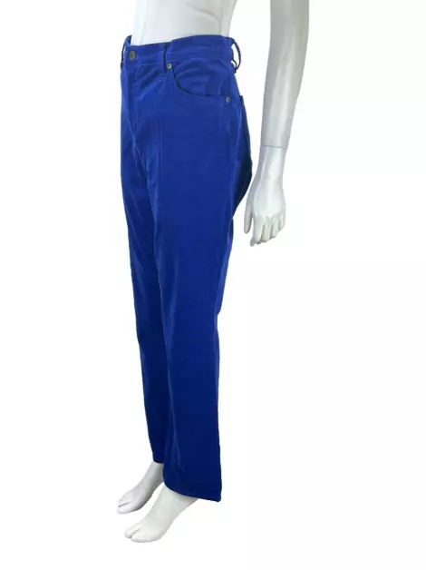 Calça Lauren Ralph Lauren Camurça Azul