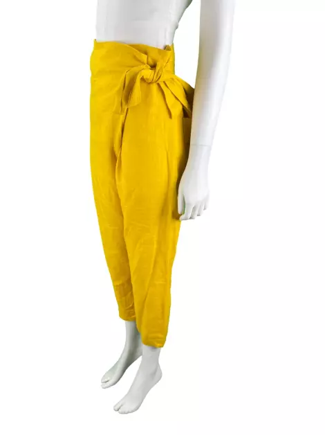 Calça Le Soleil D'Été Tecido Amarelo