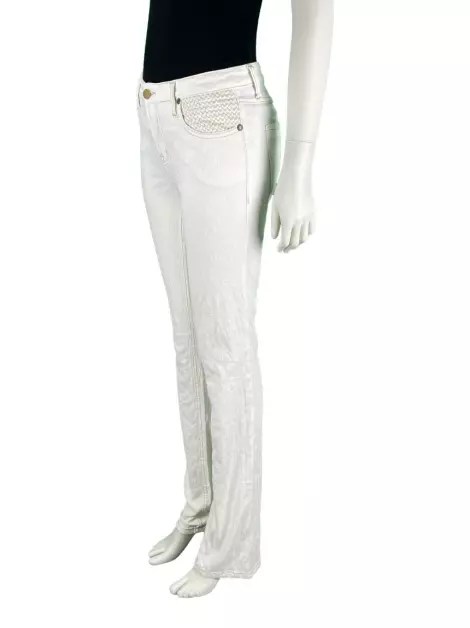 Calça Letage Texturizada Off-White