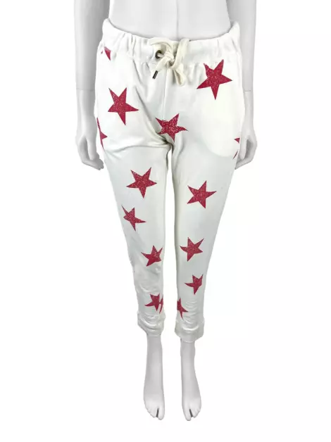 Calça Lica Melzer + Guga Gonçalves Moletinho Off White