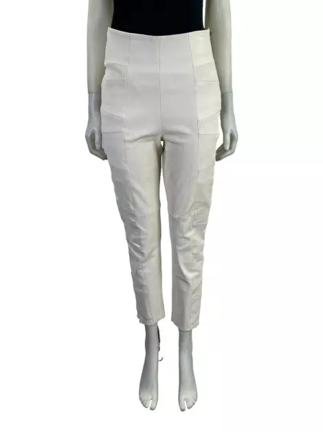 Calça Lolitta Couro Branco