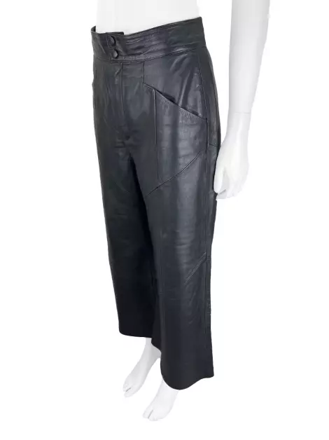 Calça Lolitta Couro Preto