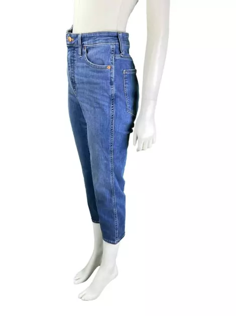 Calça Madewell Curvy Stovepipe Jeans Azul