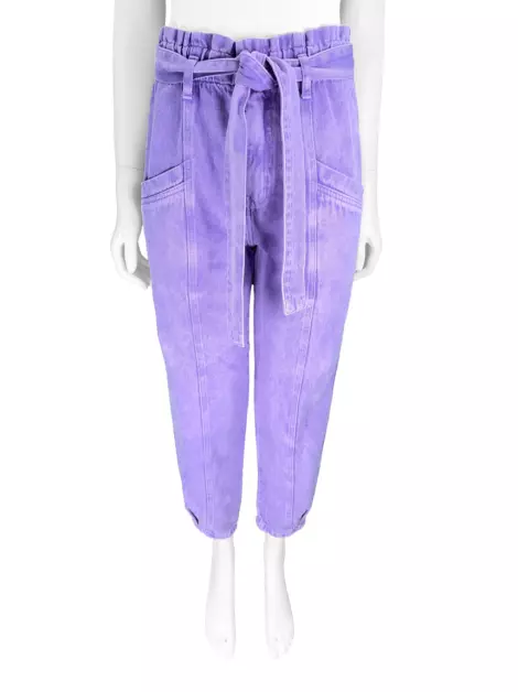 Calça Mariana Penteado Jeans Lilás