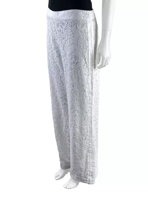 Calça Martha Medeiros Pantalona Rendada