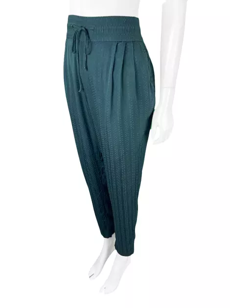 Calça Massimo Dutti Tecido Verde