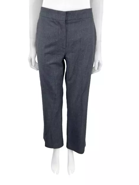 Calça Max Mara Lã Cinza