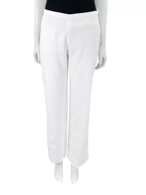 Calça Max Mara Reta Texturizada