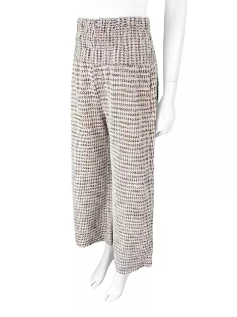Calça Missinclof Tricot Bege