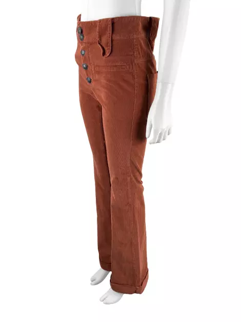 Calça Mixed Jeans Terracota