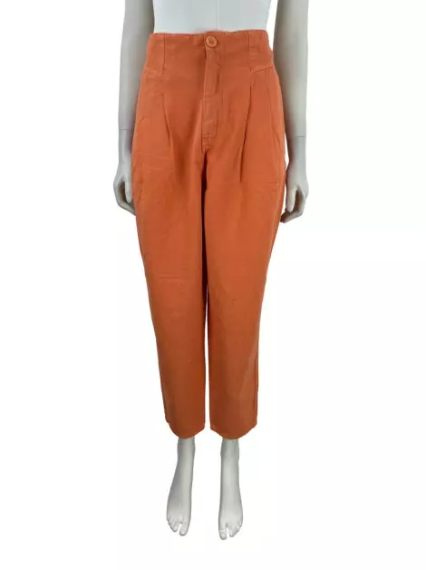 Calça Mixed Sarja Laranja