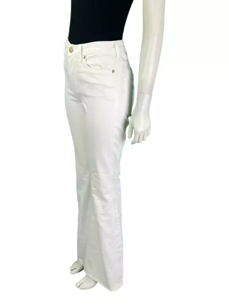 Calça MNG Flare Jeans Branca