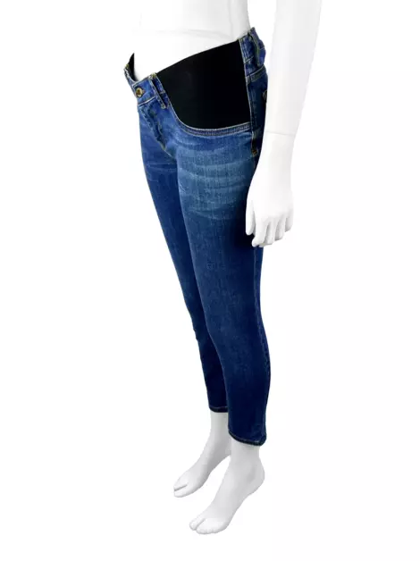 Calça MNG Jeans Azul