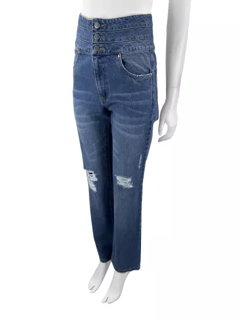 Calça Not Your Basic Denim Cinturão Jeans