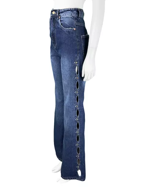 Calça Not Your Basic Denim Flare Jeans